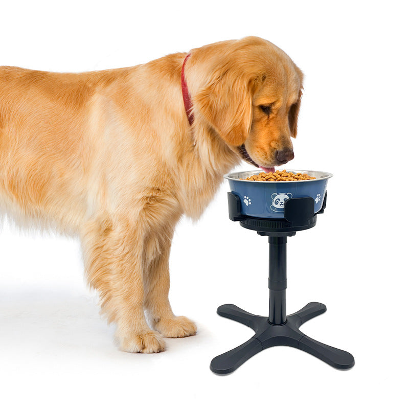 KFX-0180541 Adjustable Height Pet Dog Bowl Bracket with Anti-Tumble Feature