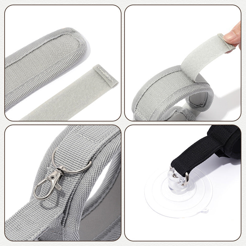 KFX-0182973 Portable Pet Bathing Collar with Suction Cup for Cats and Puppies