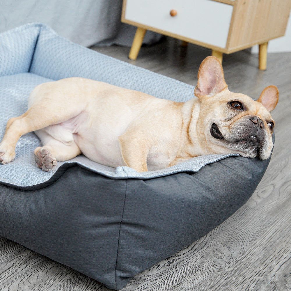 KFX-0184381 Four Seasons Removable and Washable Small Dog Cooling Nest - Comfortable Pet Bed in Various Sizes