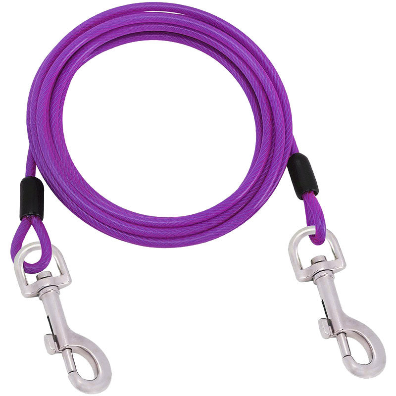 KFX-0185917 Thick Anti-Bite Dog Leash with Martin Buckle - Stain Resistant, Available in Multiple Colors