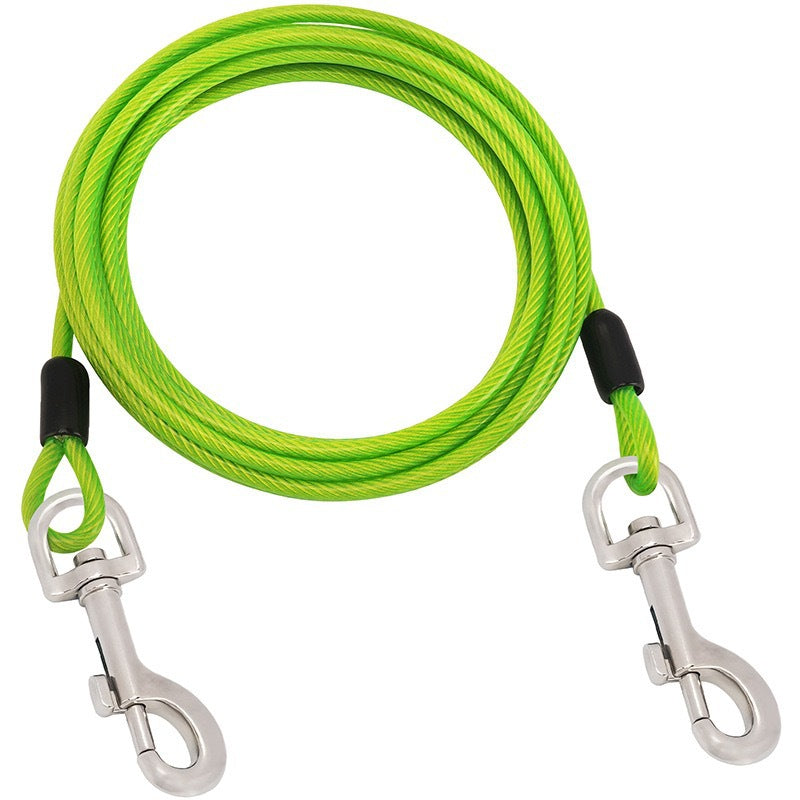 KFX-0185917 Thick Anti-Bite Dog Leash with Martin Buckle - Stain Resistant, Available in Multiple Colors