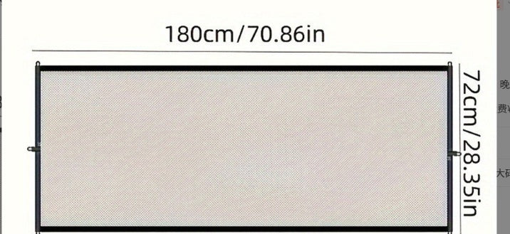 KFX-0187709 Pet Isolation Net for Indoor and Outdoor Safety - Hole-Free Protective Barrier