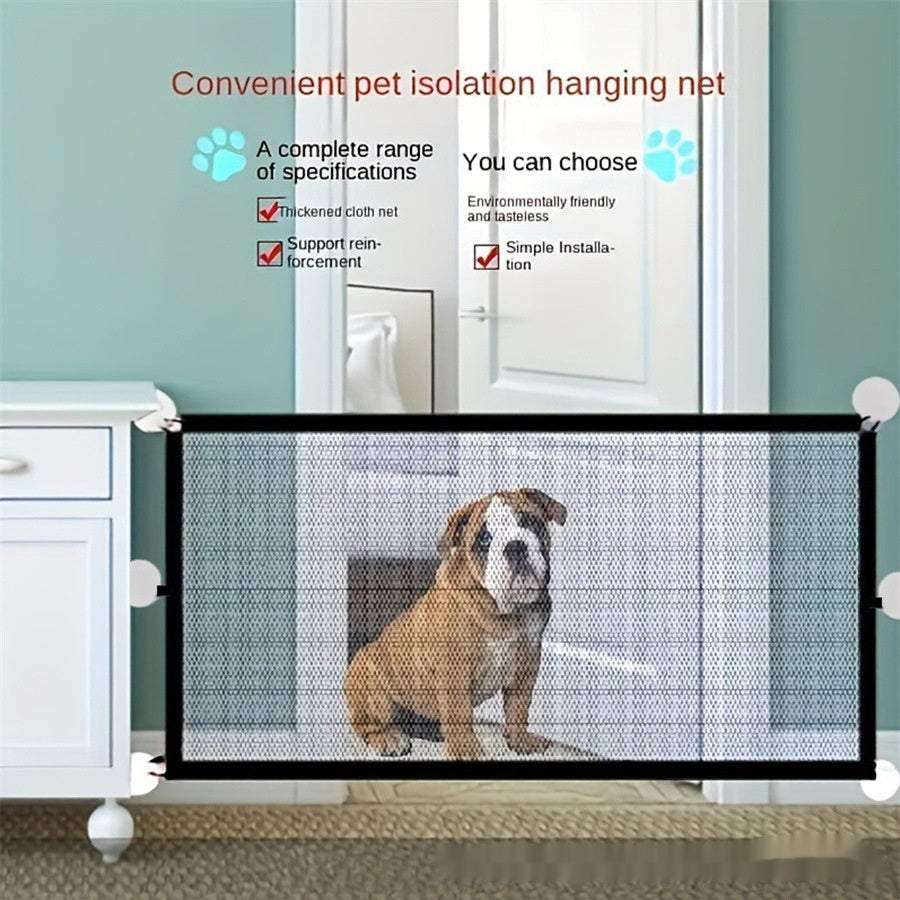 KFX-0187709 Pet Isolation Net for Indoor and Outdoor Safety - Hole-Free Protective Barrier