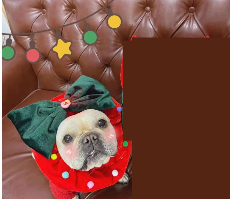 KFX-0188349 Festive Velvet Cat Headband Ornament for New Year and Christmas Celebrations