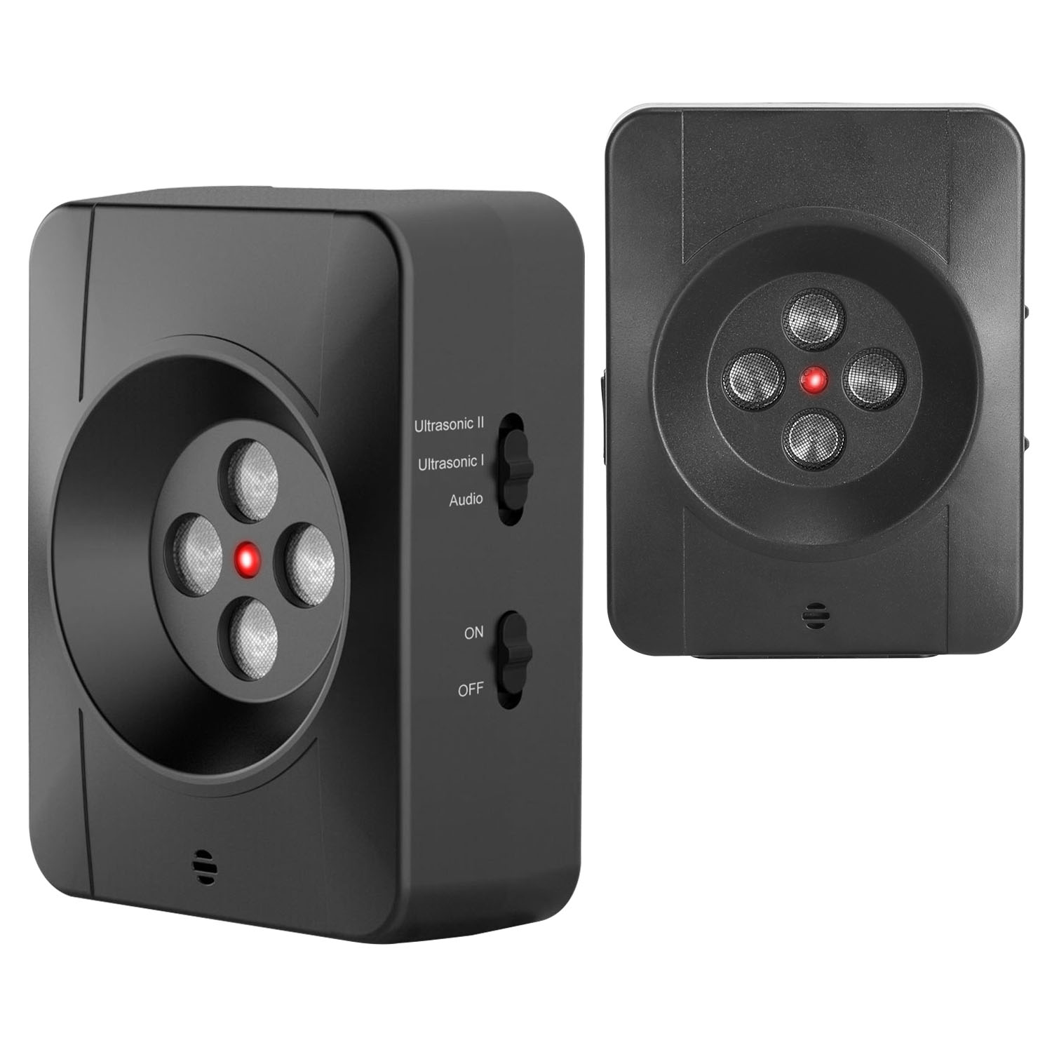 KFX-0189373 Ultrasonic Anti-Barking Device for Dogs with Adjustable Frequencies and IP45 Waterproof Design