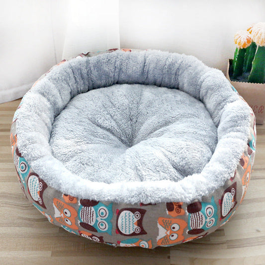 KFX-0190141 Soft Cotton Padded Pet Nest for Dogs and Cats - Available in Three Sizes