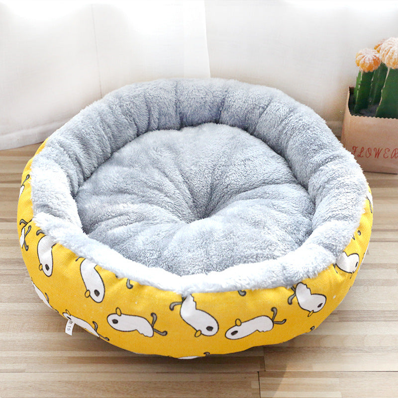 KFX-0190141 Soft Cotton Padded Pet Nest for Dogs and Cats - Available in Three Sizes