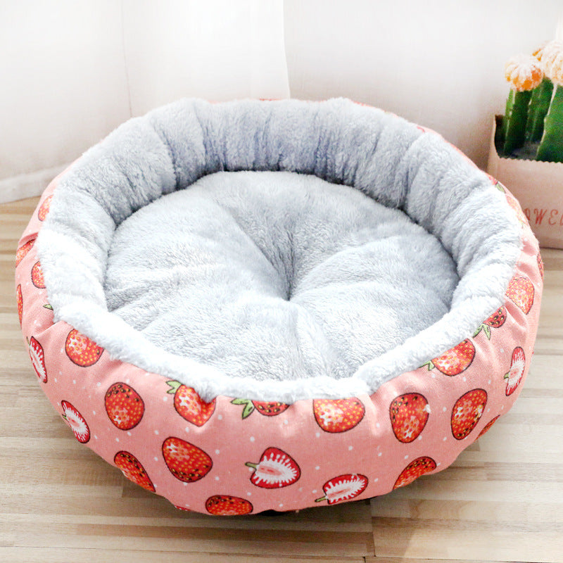 KFX-0190141 Soft Cotton Padded Pet Nest for Dogs and Cats - Available in Three Sizes