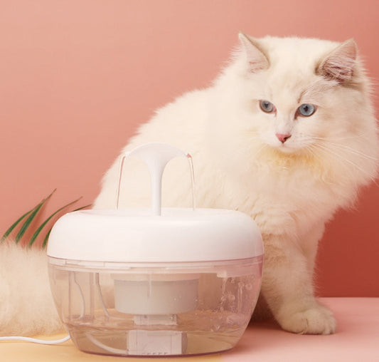 KFX-0197693 Automatic Pet Water Purifier with 1.5L Capacity and USB Power Supply