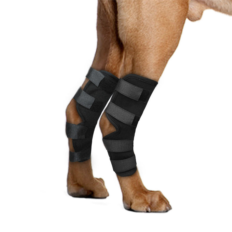 KFX-0198461 Neoprene Elbow Support Bandage for Pet Protection - Anti-Licking Recovery Gear, Available in Multiple Sizes