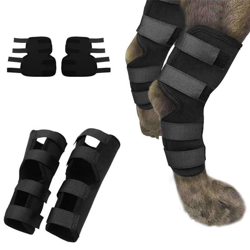 KFX-0198461 Neoprene Elbow Support Bandage for Pet Protection - Anti-Licking Recovery Gear, Available in Multiple Sizes