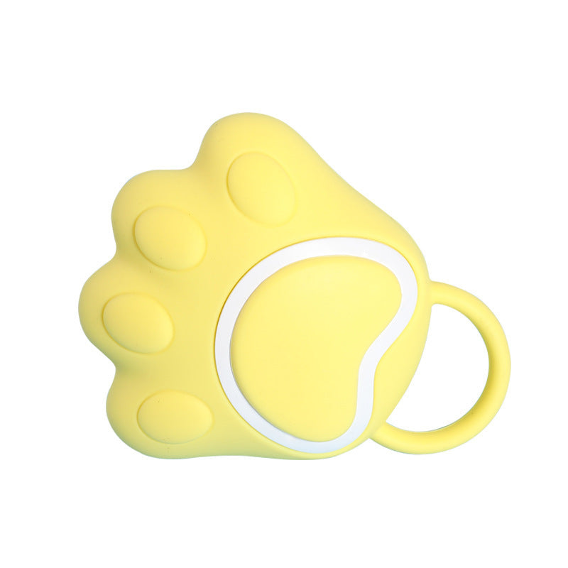 KFX-0199101 Soft Silicone Pet Grooming Brush with Shampoo Dispenser for Dogs and Cats