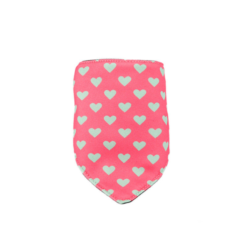 KFX-0199229 Three-Layer Thickened Waterproof Pet Scarf - Variety of Fun Colors and Patterns