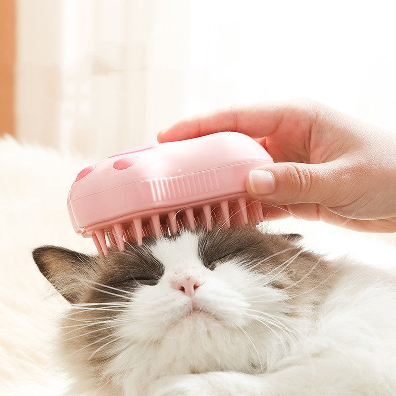 KFX-0199485 Cat's Paw Massage and Cleaning Brush with USB Power, 10x7cm