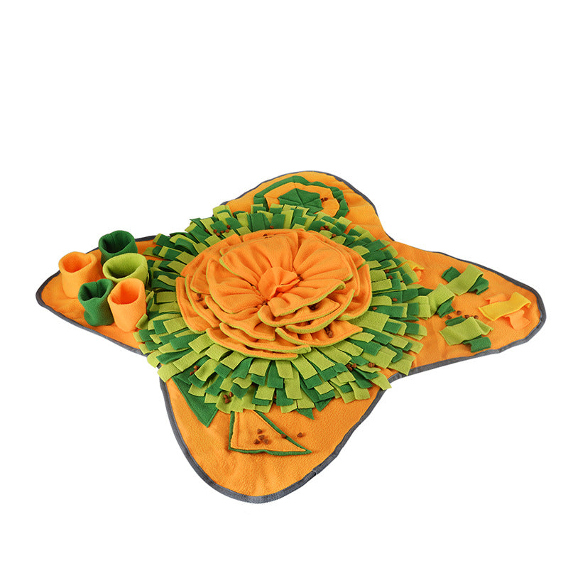 KFX-0202429 Dog Sniffing Training Mat - Flannel Pet Smelling Pad for Stress Relief and Slow Feeding - 71x71CM