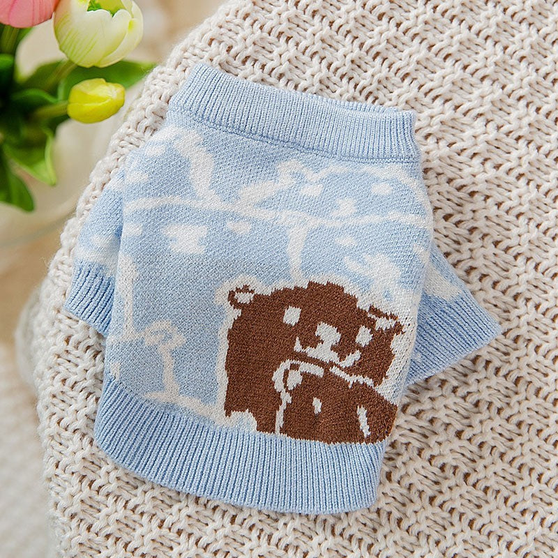KFX-0205373 Cozy Knit Sweater for Autumn and Winter - Universal Fit for Dogs