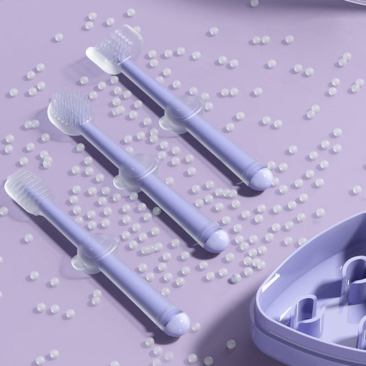 KFX-0210621 Pet Toothbrush for Cats and Dogs - Silica Gel Brush for Dental Care, Fresh Breath, and Tartar Control