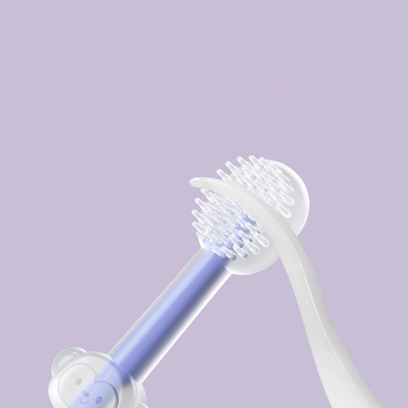 KFX-0210621 Pet Toothbrush for Cats and Dogs - Silica Gel Brush for Dental Care, Fresh Breath, and Tartar Control