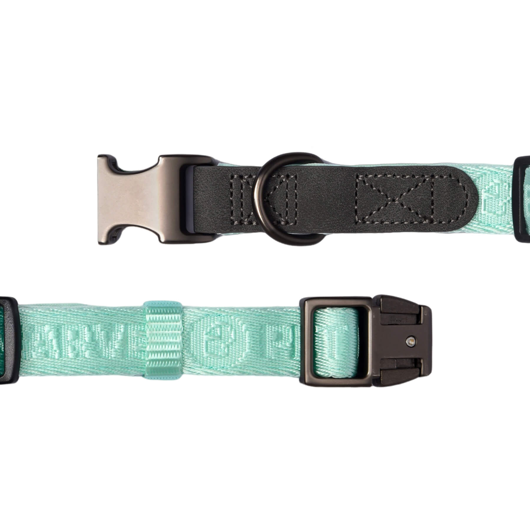 KFX-0214589 Adjustable Neoprene Padded Dog Collar with Side-Release Buckle and D-Ring, 1 Inch Wide