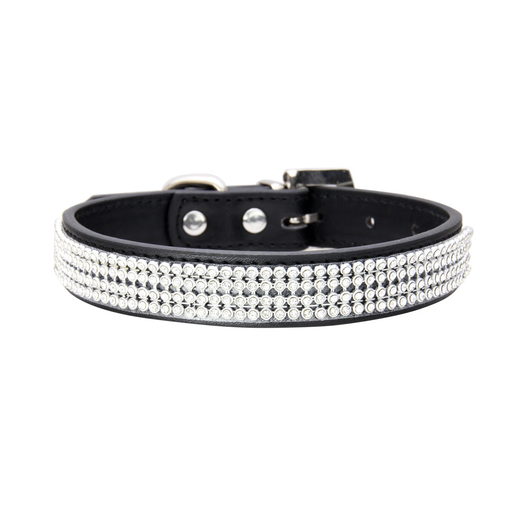 KFX-0215101 Waterproof PU Fabric Pet Drill Collar - Available in Multiple Sizes