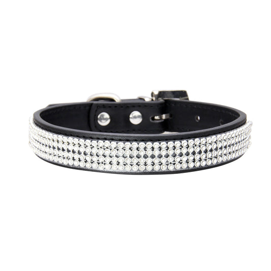 KFX-0215101 Waterproof PU Fabric Pet Drill Collar - Available in Multiple Sizes