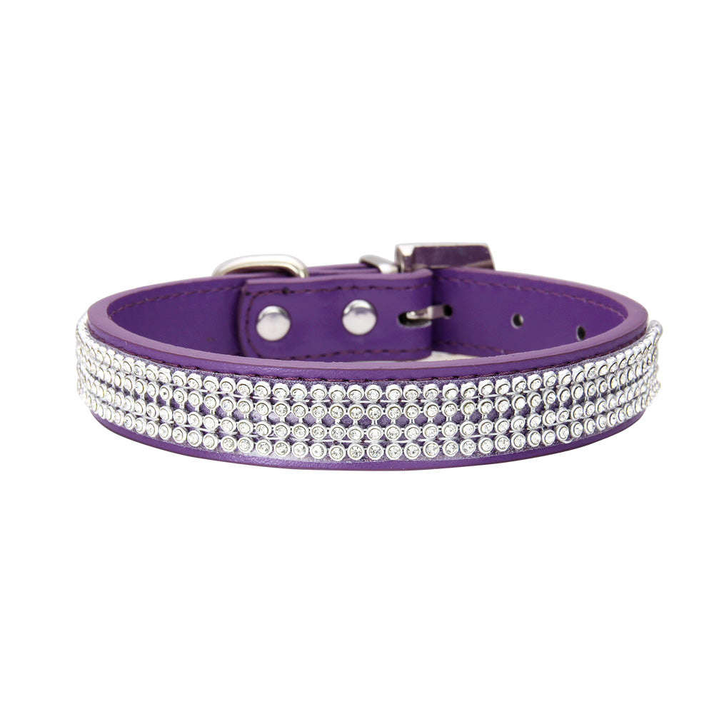 KFX-0215101 Waterproof PU Fabric Pet Drill Collar - Available in Multiple Sizes
