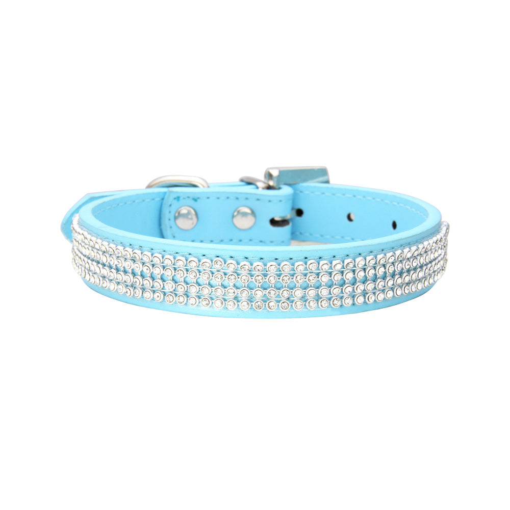 KFX-0215101 Waterproof PU Fabric Pet Drill Collar - Available in Multiple Sizes