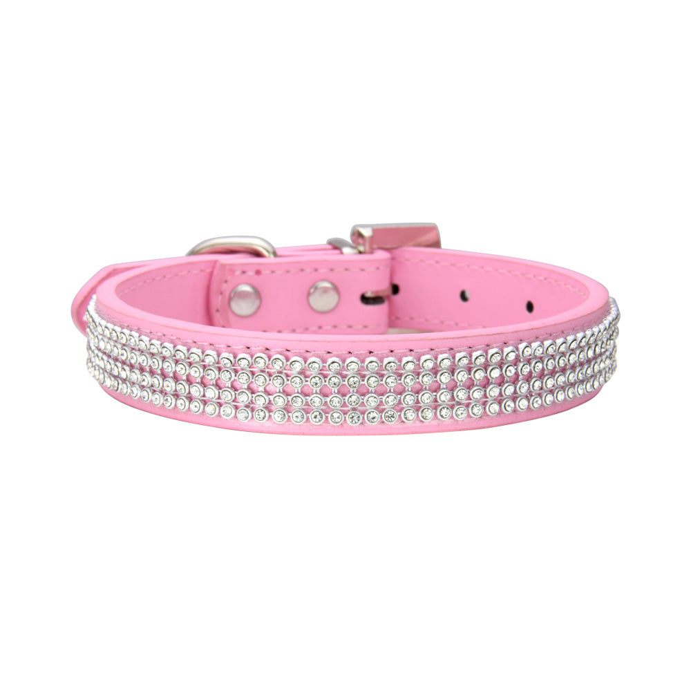 KFX-0215101 Waterproof PU Fabric Pet Drill Collar - Available in Multiple Sizes