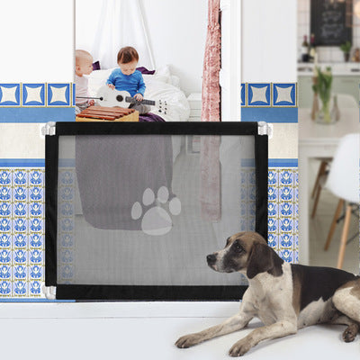KFX-0220477 Portable Pet Safety Isolation Net for Indoor and Outdoor Use - 80cm x 100cm Reinforced Fiber and Polyethylene Fence
