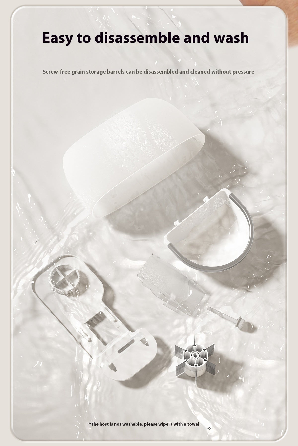 KFX-0222653 Automatic Pet Feeder with Remote Camera for Hamsters and Rabbits - Food Grade Materials, Battery & Plug-In Options