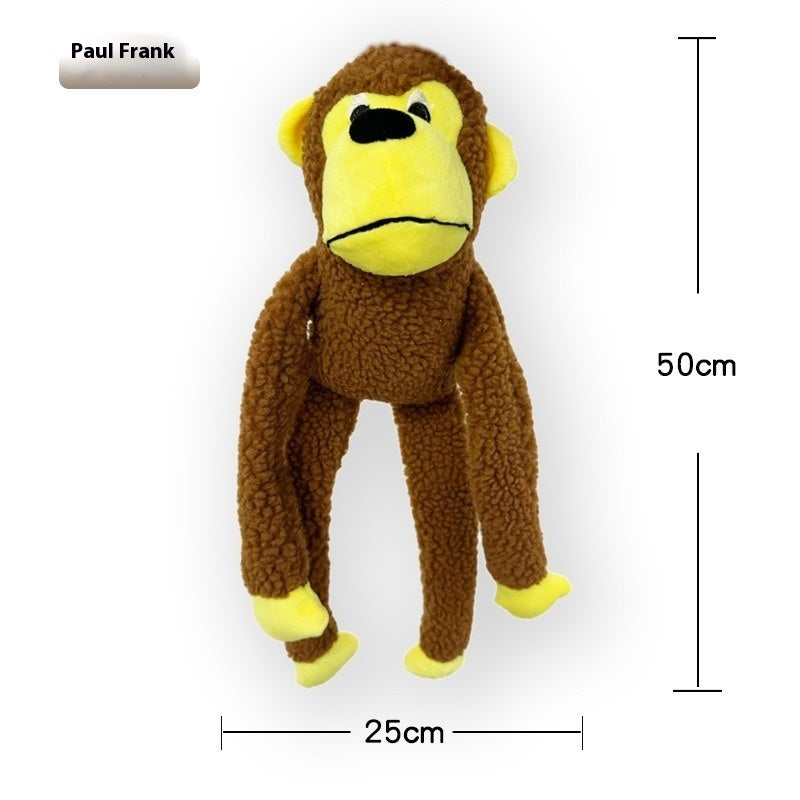KFX-0227261 Plush Dog Toy for Molar Relief with Bite Resistance and Vocalization