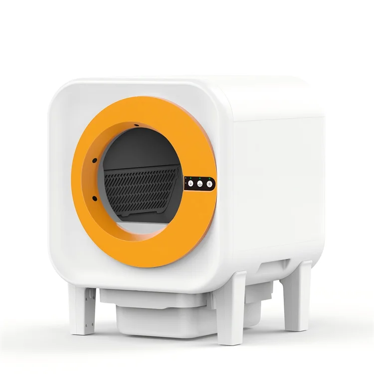 KFX-022803 Fully Automatic Smart Cat Litter Tray with 20L Capacity, Air Purification, WiFi App Access, Eco-Friendly Design