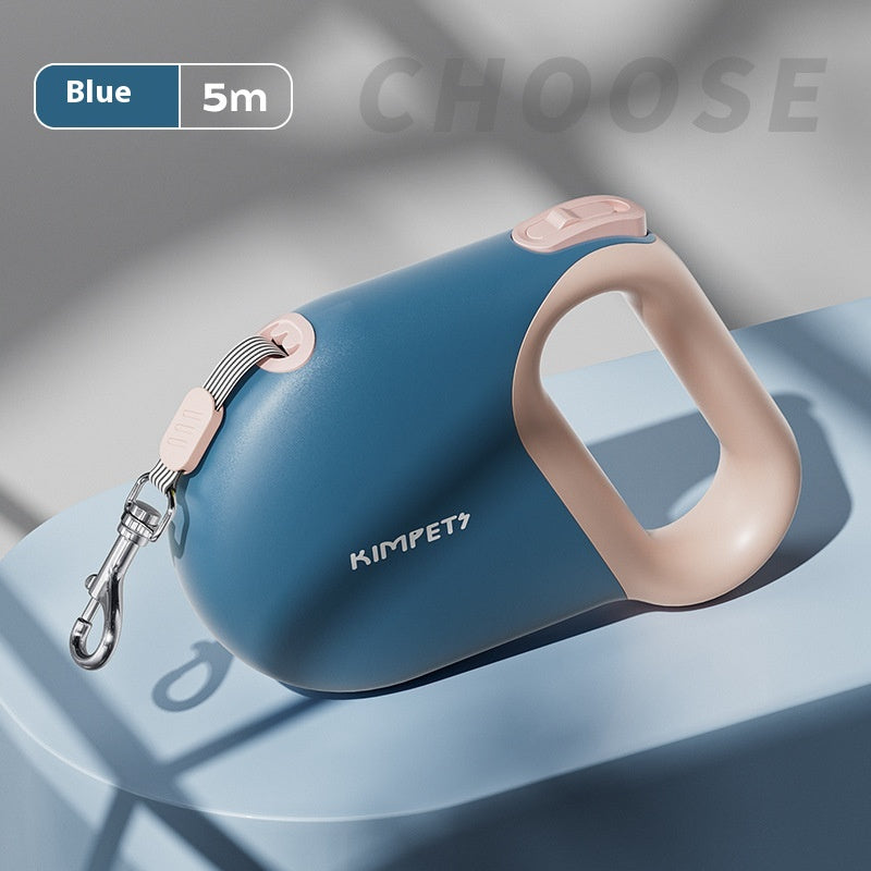 KFX-0234173 Retractable Pet Leash with Handheld Control - 3m, 5m, 8m Options Available