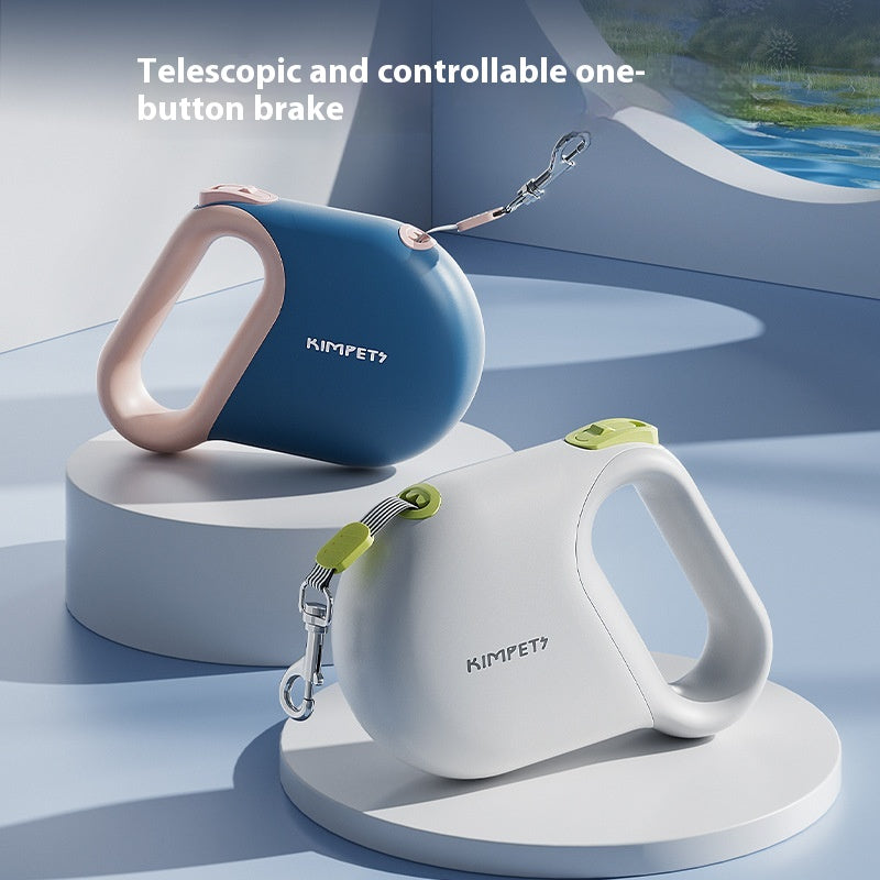 KFX-0234173 Retractable Pet Leash with Handheld Control - 3m, 5m, 8m Options Available