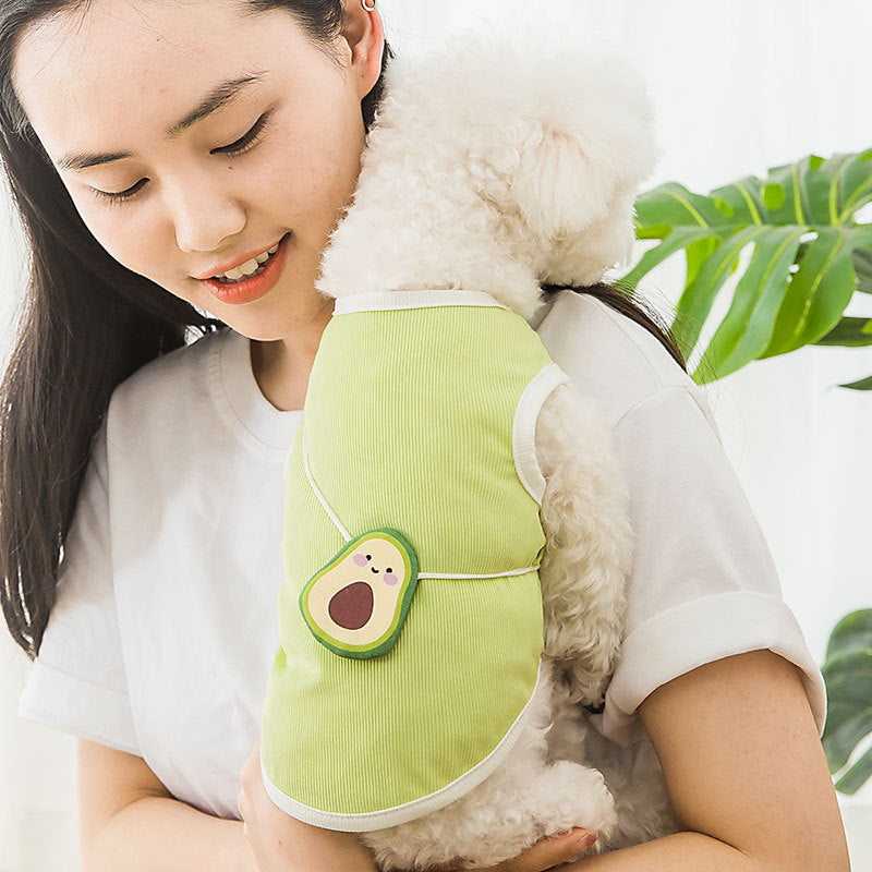 KFX-0234941 Breathable Ice Thread Vest for Small Dogs in Cute Style
