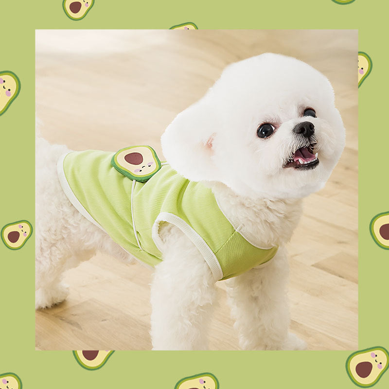 KFX-0234941 Breathable Ice Thread Vest for Small Dogs in Cute Style
