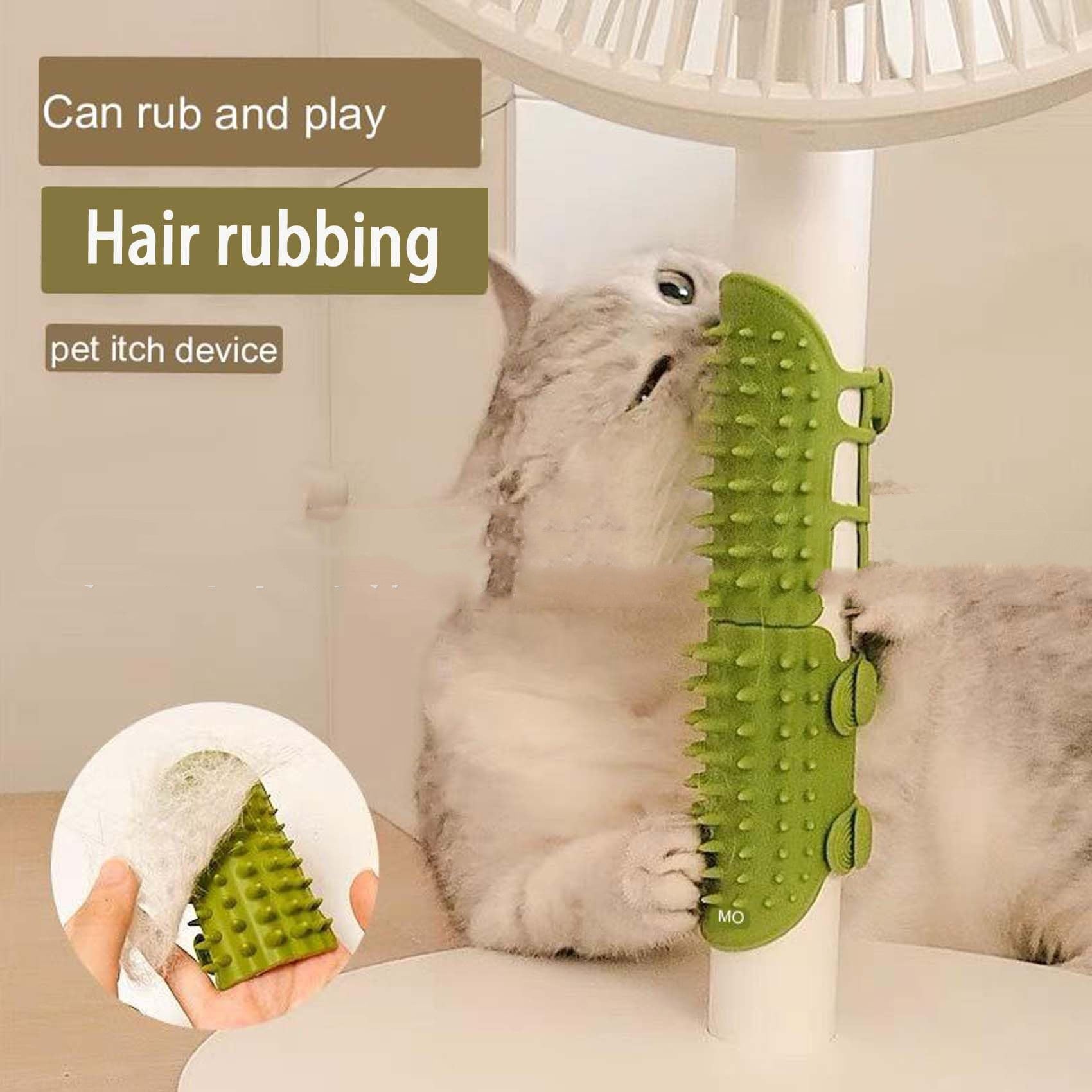 KFX-0235965 Pink and Oily Green Cat Toy - Playful Porcelain Pet Accessory