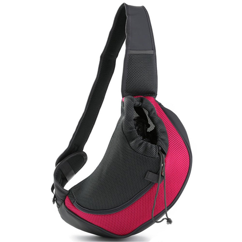 KFX-0237629 Outdoor Travel Mesh Pet Carrier Sling Bag for Small Dogs and Cats, Single Shoulder Tote