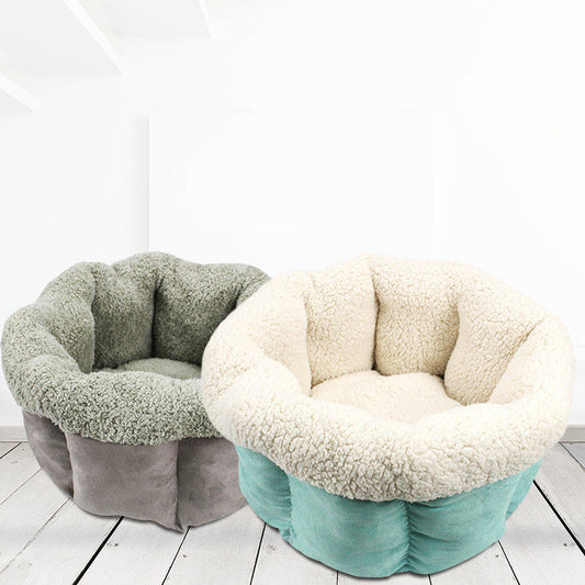 KFX-0241981 Cozy Plush Pet Nest for Small Animals - Size 46x40x23cm