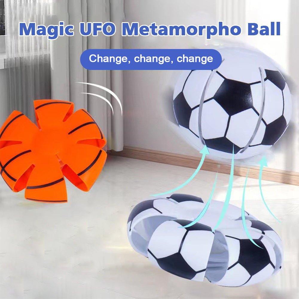 KFX-0243389 Interactive Dog Toy Bouncy Glowing Ball & Magic Flying Disc for Outdoor Training and Boredom Relief