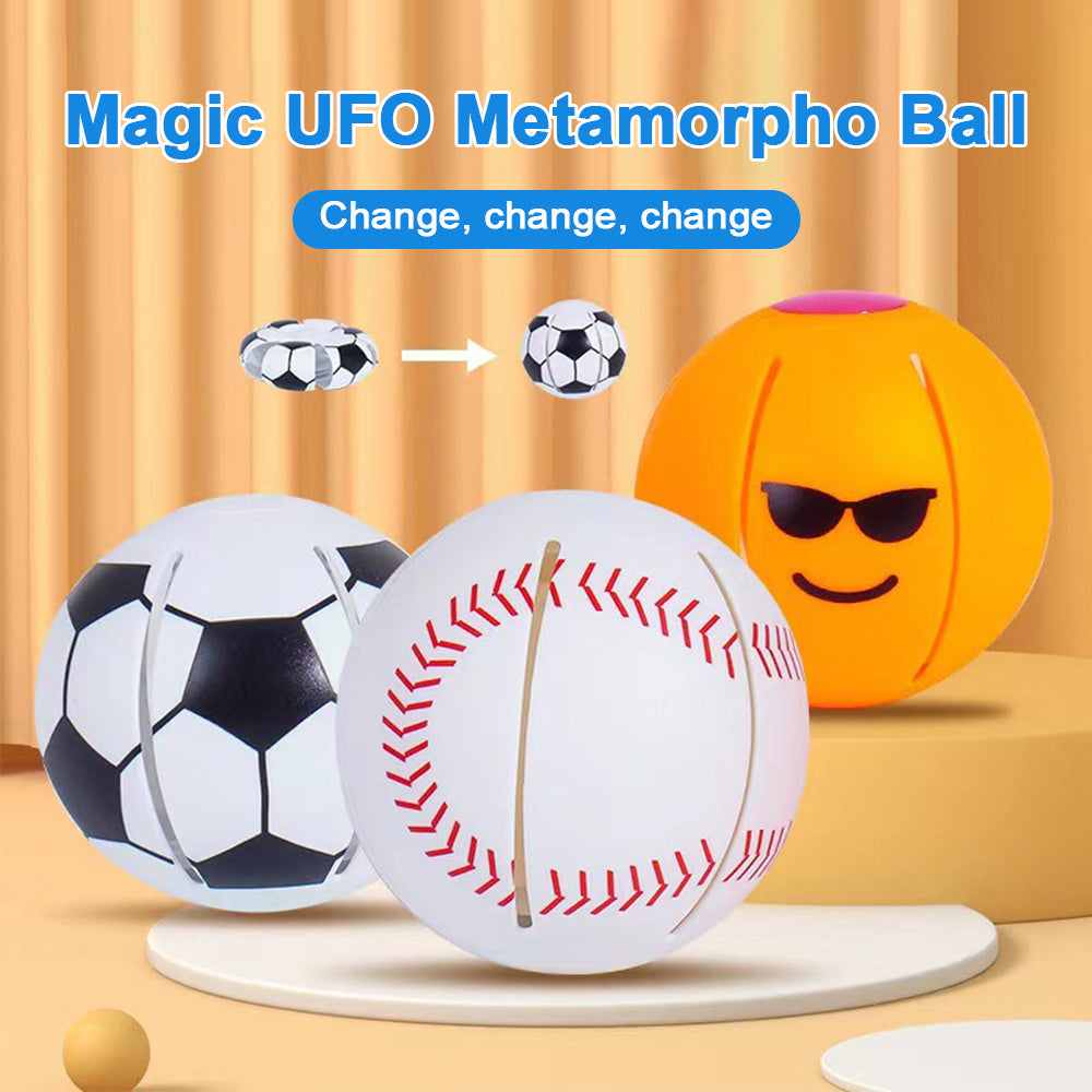 KFX-0243389 Interactive Dog Toy Bouncy Glowing Ball & Magic Flying Disc for Outdoor Training and Boredom Relief