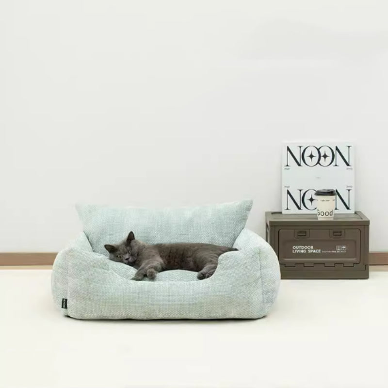 KFX-0247741 Universal Detachable and Washable Pet Bed with Matching Pillow in Various Sizes and Colors