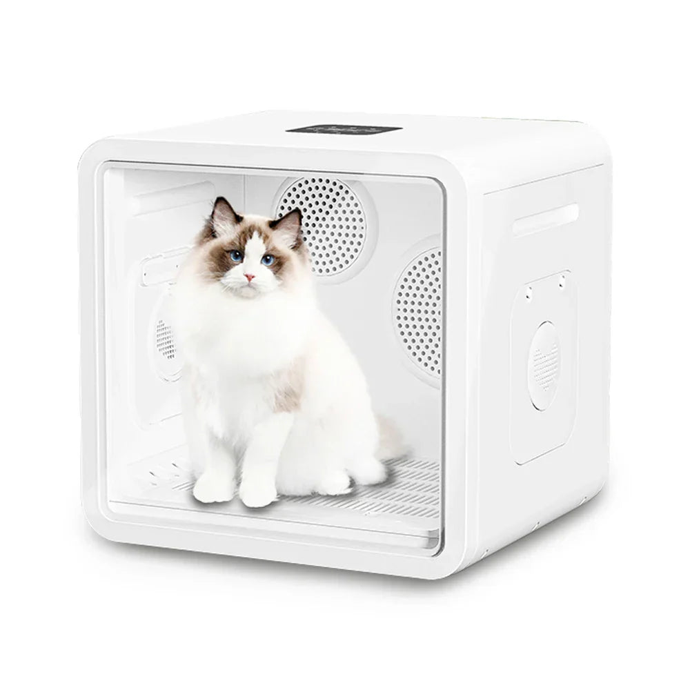 KFX-024915 Pet Dryer Box for Small Cats and Dogs - ABS Material with 360 Degree Temperature Control