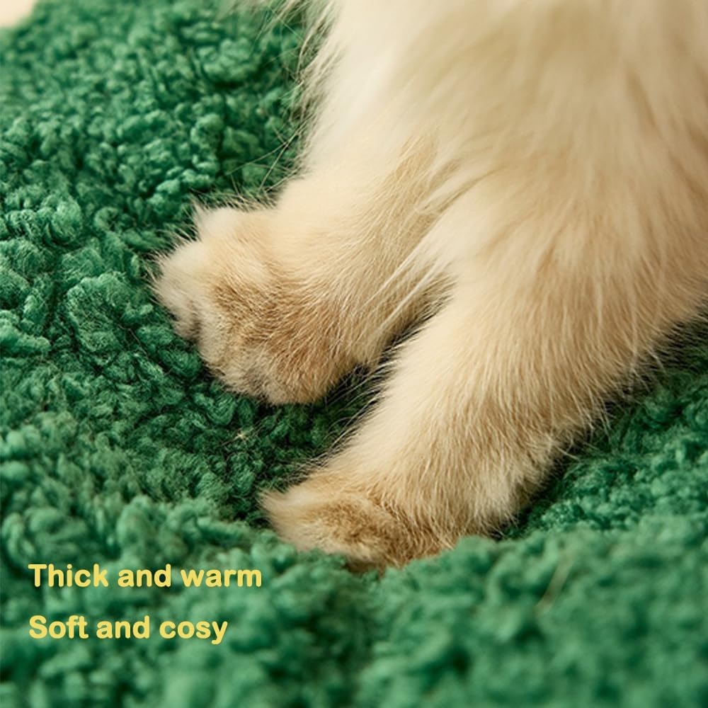 KFX-0249917 Cozy Christmas Sock Shaped Cat Nest and Sleeping Bag for Small Pets