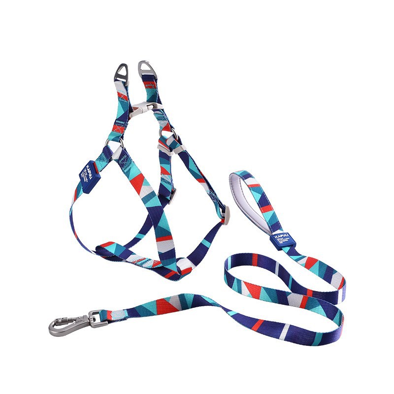 KFX-0251453 Pet Supplies Adjustable Dog Vest with Traction Rope – Available in Blue, Pink, Green