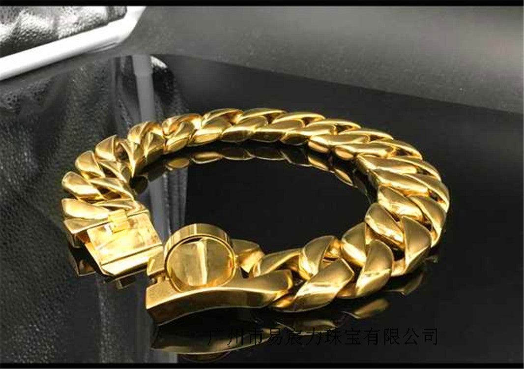KFX-0253629 Stainless Steel Dog Chain - Durable, Corrosion-Resistant with Abrasion Protection