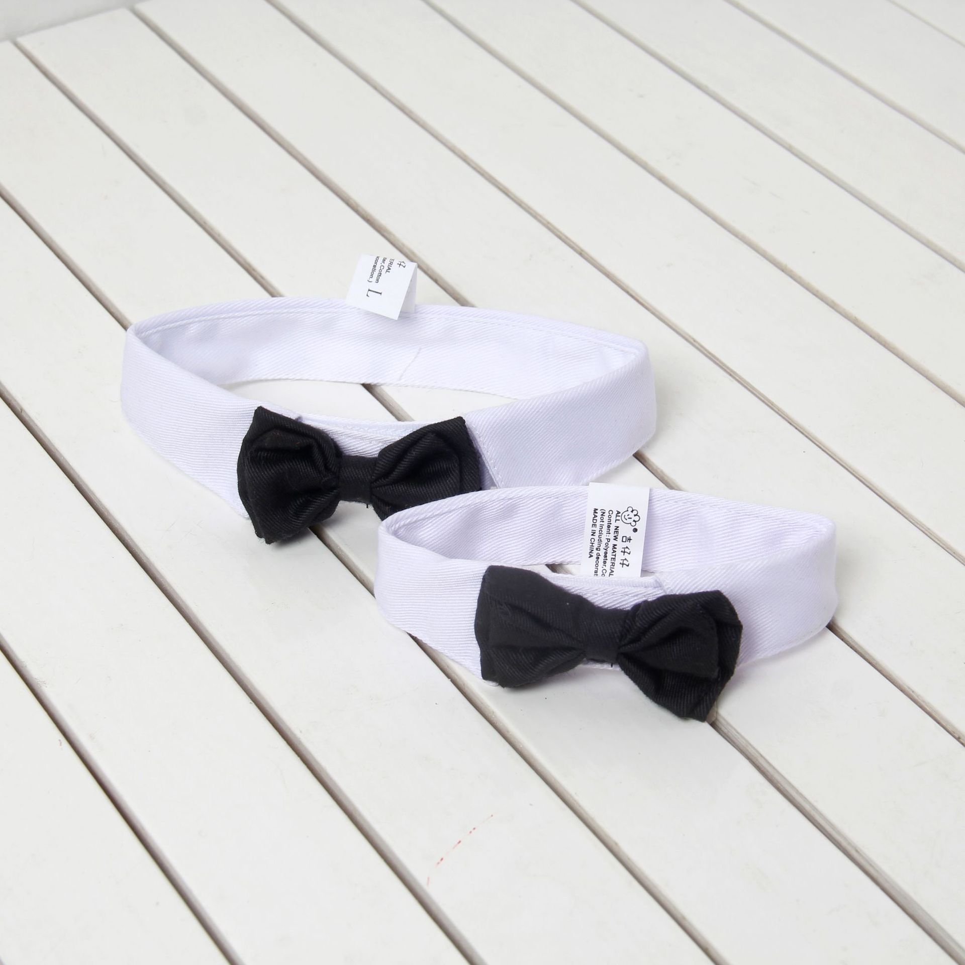 KFX-0253885 Red Butterfly Festival Cotton Bow Tie for Pet Collar - Adjustable Size, Stylish Design