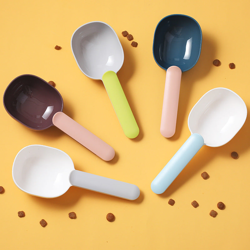 KFX-0257597 Pet Feeding Spoon for Dogs and Cats - 20x8x4cm, Made of Durable ABS Material, Available in Multiple Colors