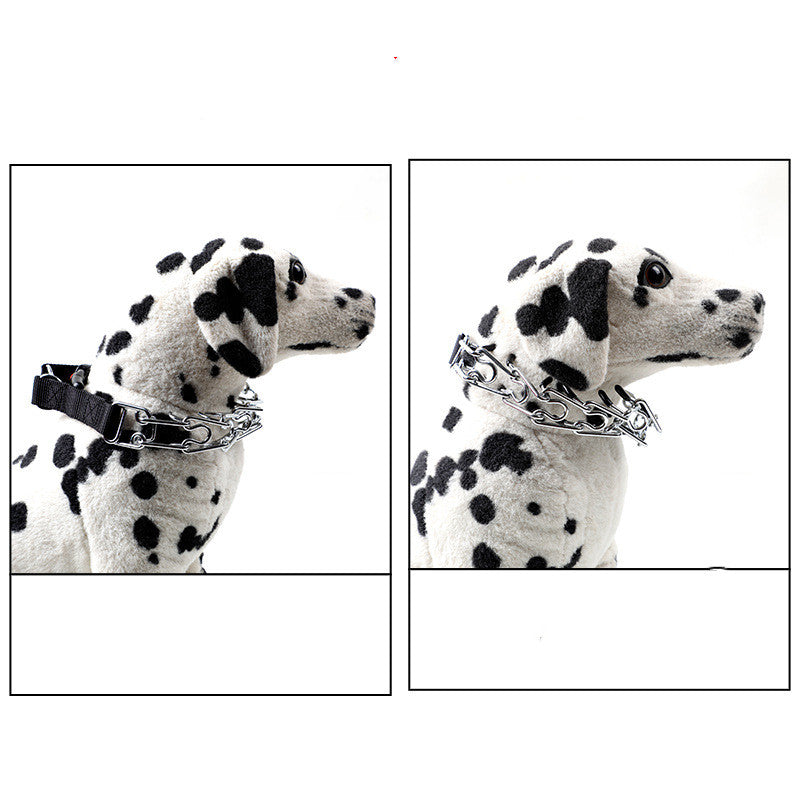 KFX-0265149 Dog Training Stimulating Chain with Zinc Alloy Buckle - Various Sizes Available (2.5mm to 4.0mm)