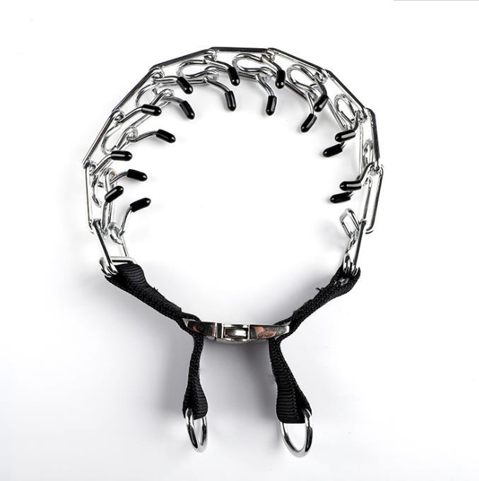KFX-0265149 Dog Training Stimulating Chain with Zinc Alloy Buckle - Various Sizes Available (2.5mm to 4.0mm)